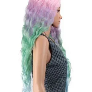 Accessories | 28 Rainbow Unicorn Loose Wavy Lace Front Wig 